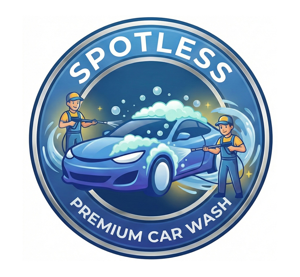 Spotless Premium Car Wash Logo